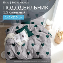 Пододеяльник 145х215 см бязь 424 Амур