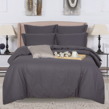 Пододеяльник 150х200 см поплин Графит