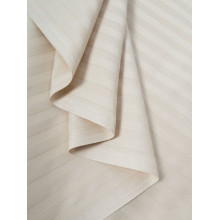 Пододеяльник евро-макси 220х240 см сатин-страйп (жаккард) Бежевый арт. 4018