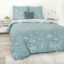 Постельное белье семейное на рез. простыня 180х200 поплин Бэлла