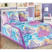 Детское белье 1.5 сп. поплин Принцесса