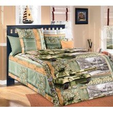 Детское белье 1.5 сп. поплин Танк