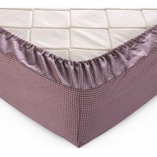 Простыня 200х200 на резинке перкаль Текстура шоколад