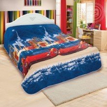 Детское 1.5 сп покрывало 150х215 бязь Лидер