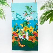 Полотенце 80х150 вафельное Багамы Полотенце 80х150 вафельное Багамы