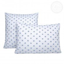 Наволочки 70х70 трикотажные (2шт) Звезды голубые Наволочки 70х70 трикотажные (2шт) Звезды голубые