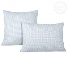Наволочки 70х70 трикотажные (2шт) Клетка серая