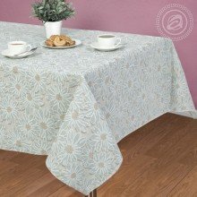 Скатерть 220х145 рогожка София серая