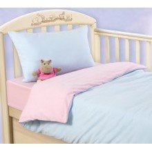 Ясельное постельное белье 60х120/рез. трикотаж Воздушное пироженое