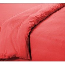 Пододеяльник 200х220 см трикотаж Коралловый