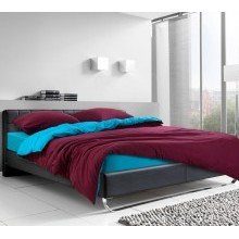 Постельное белье евро на рез. простыня 180х200 трикотаж Ледяной гранат Постельное белье евро на рез. простыня 180х200 трикотаж Ледяной гранат