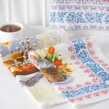 Набор вафельных полотенец 45х60 (3 шт) Воскресение Набор вафельных полотенец 45х60 (3 шт) Воскресение