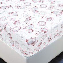 Простынь 60х120 на резинке трикотажная Друзья