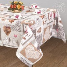 Скатерть 260х145 рогожка Лапландия