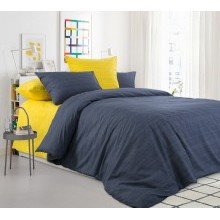 Покрывало стеганое 180х225 см перкаль Графитовый камень