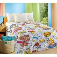 Детское 1.5 сп. покрывало 140х210 см перкаль Команда