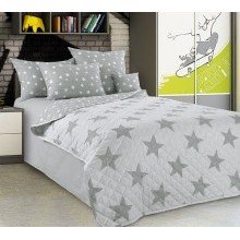 Детское покрывало стеганое 110х140 см перкаль Орион 1 сер