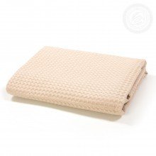Полотенце 70х140 вафельное Бежевое Полотенце 70х140 вафельное Бежевое