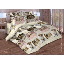 Наволочки 40х40 бязь (2 шт) на клапане Галерея собак