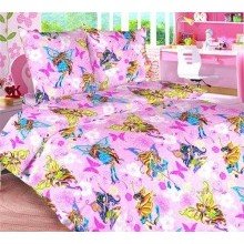 Наволочка 70х70 бязь (1шт) на клапане Волшебницы