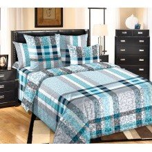 Постельное белье евро сатин (4нав) Бруно (коробка)