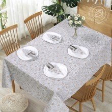 Набор скатерть 220х145 и салфетки 6шт София серая Набор скатерть 220х145 и салфетки 6шт София серая