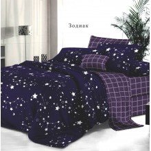 Постельное белье семейное сатин Зодиак