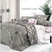 Постельное белье 1,5сп сатин Туманное утро