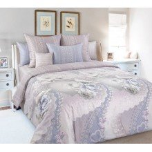 Наволочки 70х70 (2шт) на молнии сатин 115 г/кв.м История любви 2 компаньон