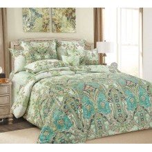 Постельное белье евро сатин (4нав) Совершенство (коробка)