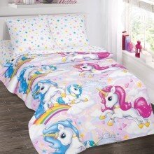 Детское белье 1.5 поплин Карусельки