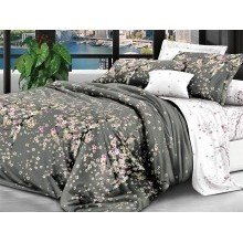 Постельное белье евро сатин Туманное утро