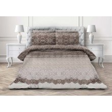 Простынь 1,5 спальная бязь Дымчатый шик