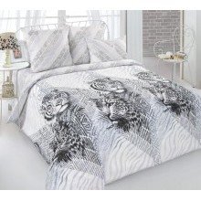 Постельное белье евро перкаль Книга Джунглей 4250ПН