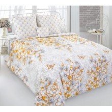 Постельное белье евро сатин (4нав) Злата (коробка)