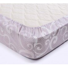 Простыня 200х200 на резинке сатин Танец ветра комп.