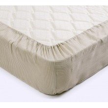 Простыня 200х200 на резинке сатин Бали 5 беж комп