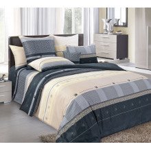 Наволочка 70х70 перкаль (1шт) на клапане Мишель черный