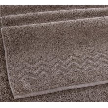 Полотенце 50х90 см махровое (Oqtosh Tekstil) Бремен кофе с молоком