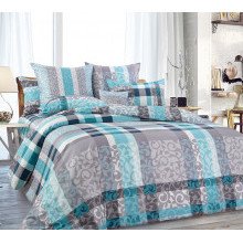 Постельное белье 2 сп/европр. сатин (4 нав) Бруно арт.3249Н