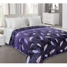 Покрывало 200х210 см сатин Дуновение 5 фиол