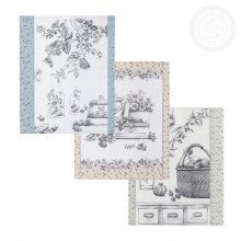 Набор полотенец 45х60 (3 шт) рогожка Дофине Набор полотенец 45х60 (3 шт) рогожка Дофине