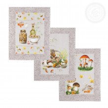 Набор полотенец 45х60 (3 шт) рогожка Лукошко Набор полотенец 45х60 (3 шт) рогожка Лукошко