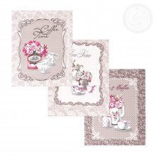 Набор полотенец 45х60 (2 шт) рогожка Прованс Набор полотенец 45х60 (2 шт) рогожка Прованс