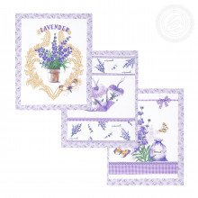 Набор полотенец 45х60 (2 шт) рогожка Сиреневая дымка Набор полотенец 45х60 (2 шт) рогожка Сиреневая дымка