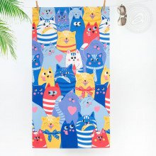 Полотенце 80х150 вафельное Полосатый рейс Полотенце 80х150 вафельное Полосатый рейс