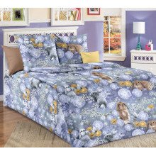 Детское белье 1.5 сп. поплин Моя зайка