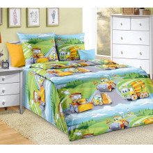 Детское белье 1.5 сп. поплин Дорожный патруль