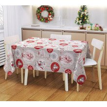 Скатерть 180х145 см рогожка арт.С180Р Рождество