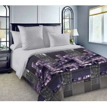 Покрывало 260х210 см перкаль Сити 2 сир